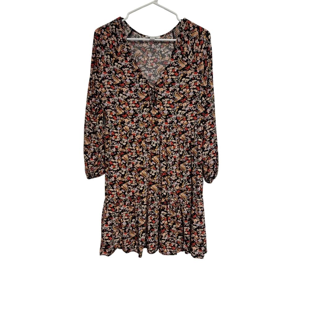 American Eagle Outfitters Medium Floral Dress V-Neck Boho Cottage